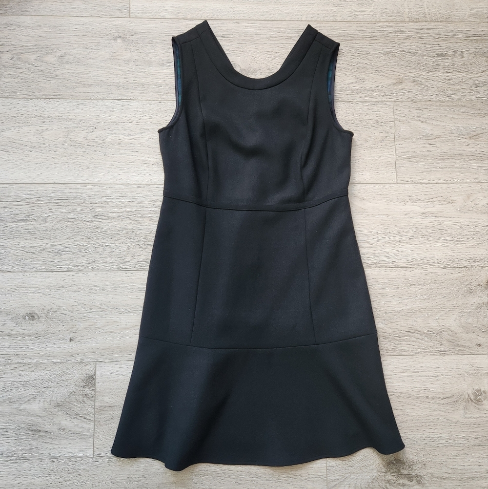 Vineyard Vines Black Sleeveless Dress Womens 8 Fit And Flare Nwt